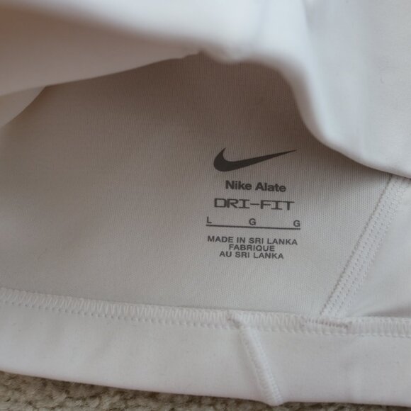 Nike Classic White Sports Bra - Picture 3 of 3